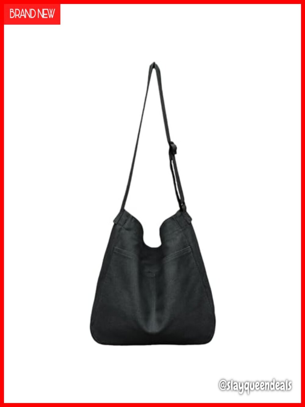 Canvas Hobo Crossbody Shoulder Bag Large Casual Messenger Tote